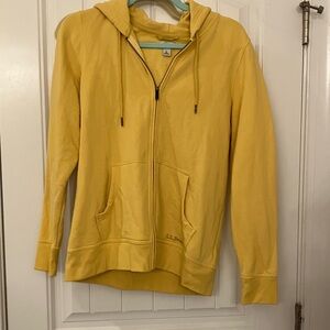 L.L. Bean Yellow Hoodie Sweatshirt